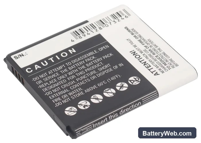 Samsung Galaxy Express Replacement Battery, 3.7V, 2050mAh, Li-ion 4