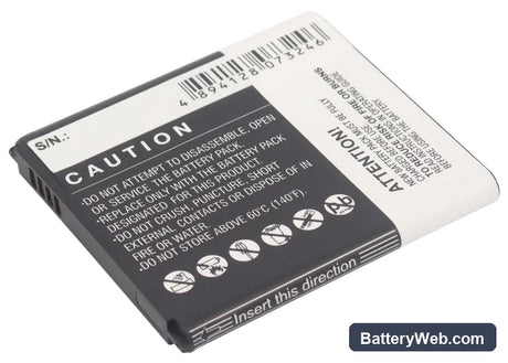 Samsung Galaxy Express Replacement Battery, 3.7V, 2050mAh, Li-ion 4