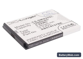 Samsung SGH-i620 Replacement Battery, 3.7V, 1600mAh, Li-ion 1