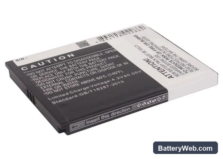 Samsung SGH-i620 Replacement Battery, 3.7V, 1600mAh, Li-ion 4