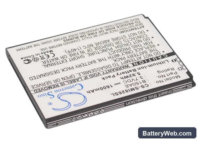 Samsung GT-I8260 Replacement Battery, 3.7V, 1600mAh, Li-ion 2