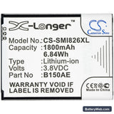 Samsung GT-I8260 Replacement Battery, 3.8V, 1800mAh, Li-ion 3