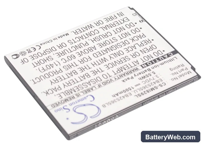 Samsung GT-I8262D Replacement Battery, 3.7V, 1500mAh, Li-ion 2