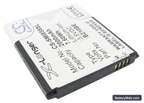 Samsung GT-i8580 Replacement Battery, 3.8V, 2000mAh, Li-ion 2