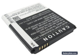 Samsung GT-i8580 Replacement Battery, 3.8V, 2000mAh, Li-ion 3