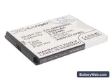 Samsung SCH-i859 Replacement Battery, 3.7V, 1600mAh, Li-ion 1