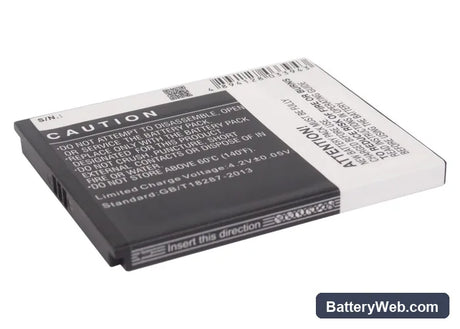 Samsung SCH-i859 Replacement Battery, 3.7V, 1600mAh, Li-ion 4