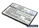 MetroPCS Galaxy Indulge Replacement Battery, 3.7V, 1500mAh, Li-ion 1