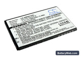MetroPCS Galaxy Indulge Replacement Battery, 3.7V, 1500mAh, Li-ion 2