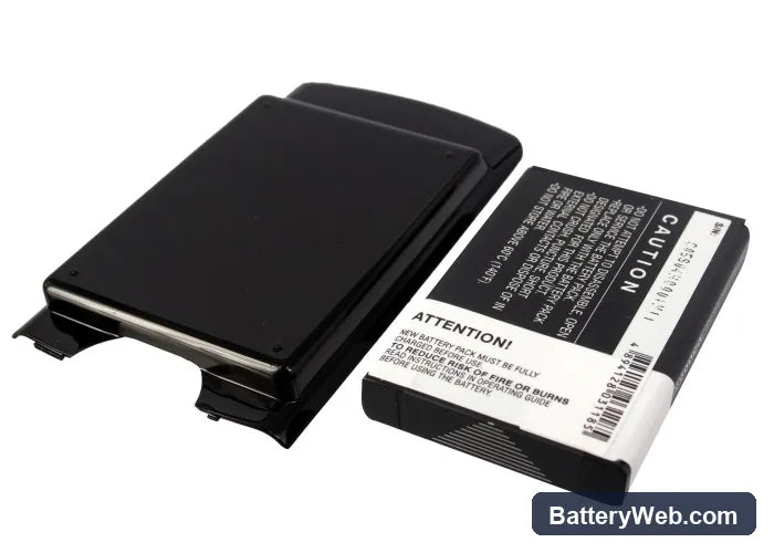 Samsung i8910 Omnia HD Replacement Battery, 3.7V, 2400mAh, Li-ion 3