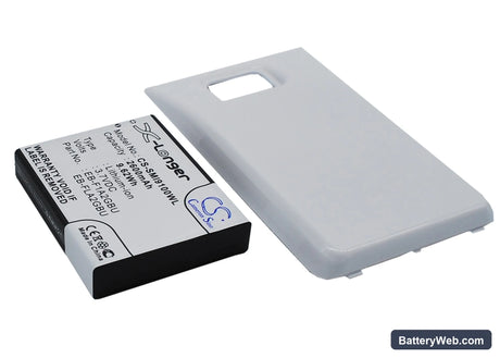 Samsung Galaxy S II Replacement Battery, 3.7V, 2600mAh, Li-ion 2