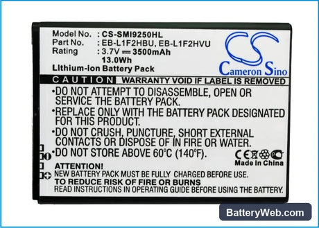 Samsung GT-i9250 Replacement Battery, 3.7V, 3500mAh, Li-ion 5
