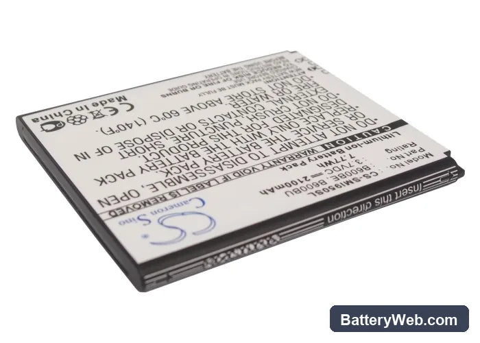 Samsung Galaxy S4 Replacement Battery, 3.7V, 2100mAh, Li-ion 2
