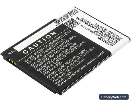 Samsung Galaxy J1 Ace 3G Duos Replacement Battery, 3.8V, 1800mAh, Li-ion 3