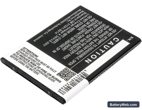 Samsung Galaxy J1 Ace 3G Duos Replacement Battery, 3.8V, 1800mAh, Li-ion 4
