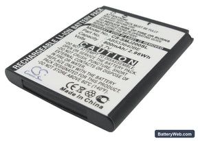 Samsung SGH-J200 Replacement Battery, 3.7V, 800mAh, Li-ion 1
