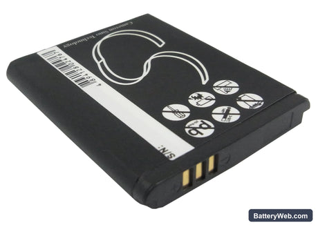 Samsung SGH-J200 Replacement Battery, 3.7V, 800mAh, Li-ion 3