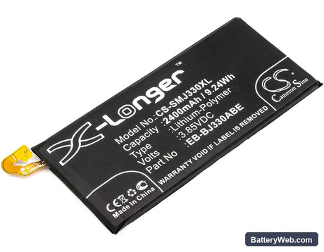 Samsung Galaxy J3 2017 Replacement Battery, 3.85V, 2400mAh, Li-Polymer 1
