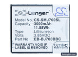 Samsung Galaxy J7 Replacement Battery, 3.85V, 3000mAh, Li-ion 1