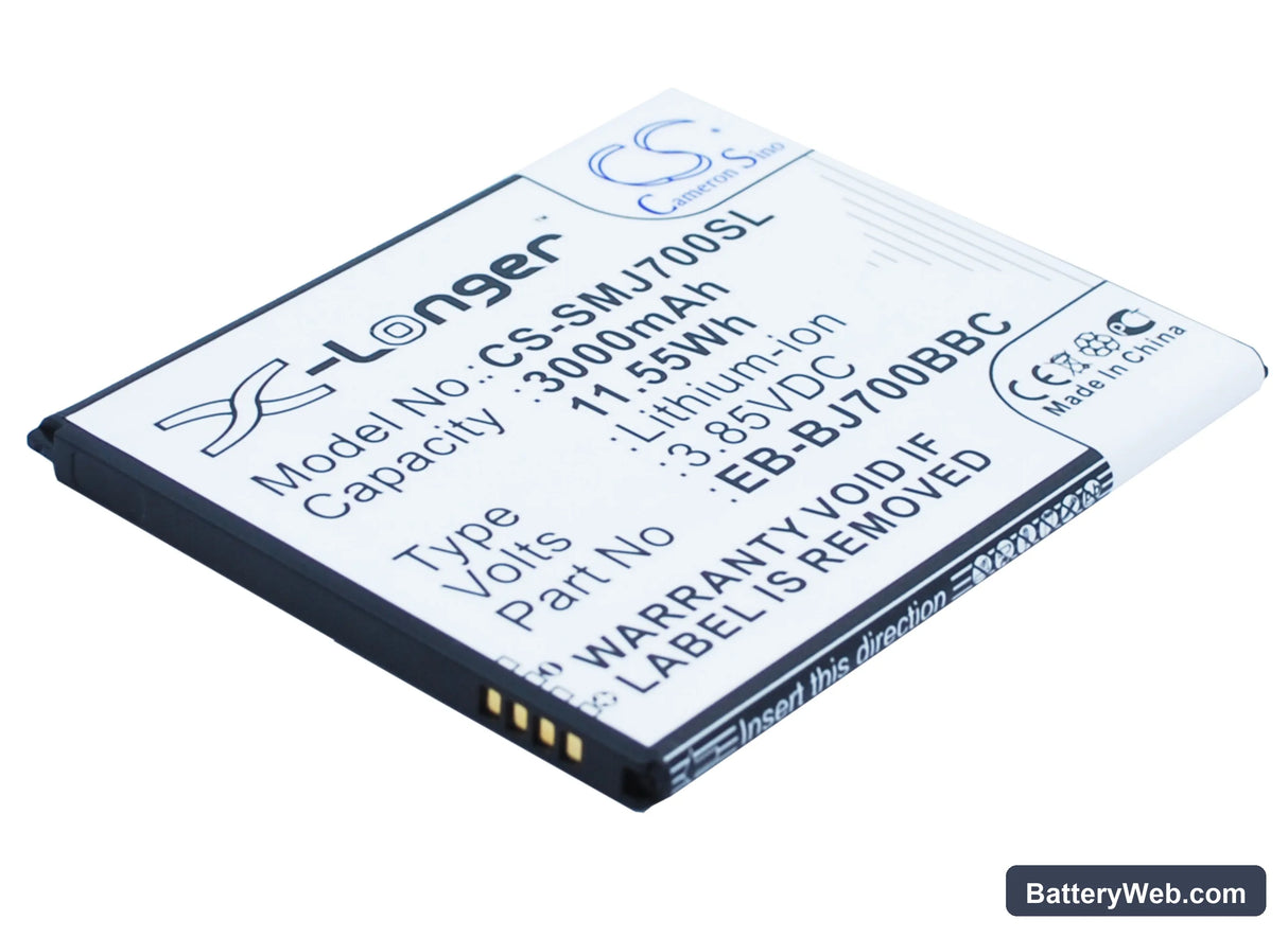 Samsung Galaxy J7 Replacement Battery, 3.85V, 3000mAh, Li-ion 2