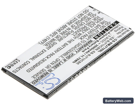 Samsung SM-J7109 Replacement Battery, 3.9V, 3000mAh, Li-Polymer 2