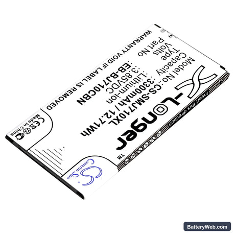 Samsung SM-J7109 Replacement Battery, 3.85V, 3300mAh, Li-ion 2