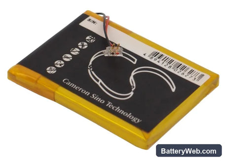 Samsung YP-K5 Replacement Battery, 3.7V, 600mAh, Li-Polymer 4