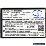 Samsung SGH-L258 Replacement Battery, 3.7V, 700mAh, Li-ion 3