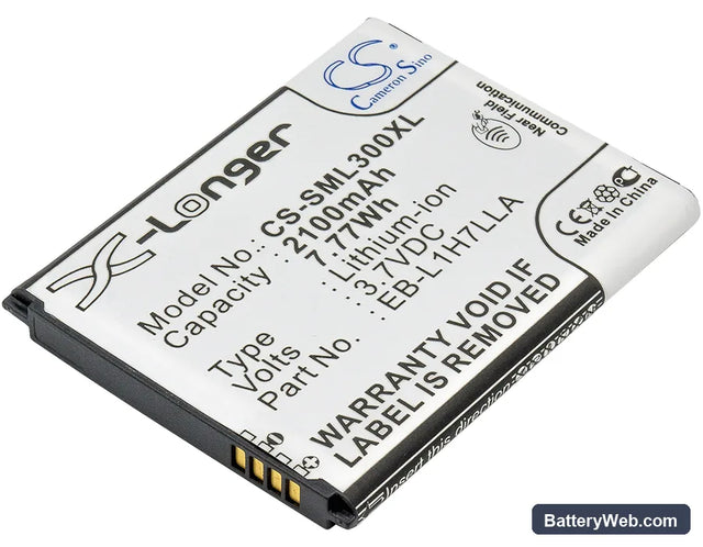 USCellular SCH-R830 Replacement Battery, 3.8V, 2100mAh, Li-ion 1