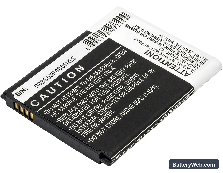 USCellular SCH-R830 Replacement Battery, 3.8V, 2100mAh, Li-ion 3