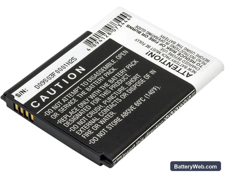 USCellular SCH-R830 Replacement Battery, 3.8V, 2100mAh, Li-ion 3
