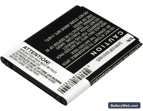 USCellular SCH-R830 Replacement Battery, 3.8V, 2100mAh, Li-ion 4