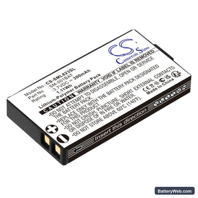 Simolio SM-823 Replacement Battery, 3.7V, 300mAh, Li-Polymer 1
