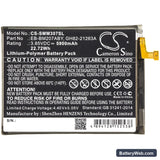 Samsung Galaxy M30s Replacement Battery, 3.85V, 5900mAh, Li-Polymer 3