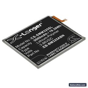 Samsung Galaxy M32 Replacement Battery, 3.86V, 5000mAh, Li-Polymer 1