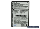 Samsung SPH-M570 Replacement Battery, 3.7V, 1000mAh, Li-ion 5