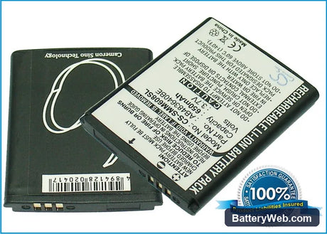 Samsung SGH-M608B Replacement Battery, 3.7V, 650mAh, Li-ion 1