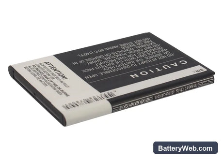 Samsung SPH-M840 Replacement Battery, 3.7V, 1900mAh, Li-ion 3