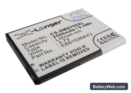 Telstra Galaxy Note Replacement Battery, 3.7V, 2500mAh, Li-ion 1