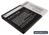 Telstra Galaxy Note Replacement Battery, 3.7V, 2500mAh, Li-ion 4