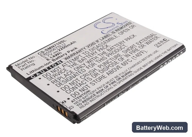 Sprint Galaxy Note Replacement Battery, 3.7V, 2200mAh, Li-ion 1