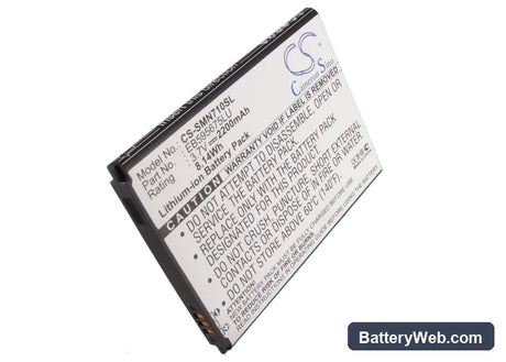 Sprint Galaxy Note Replacement Battery, 3.7V, 2200mAh, Li-ion 5