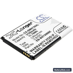 Samsung Galaxy Note 3 Neo Replacement Battery, 3.8V, 3100mAh, Li-ion 1
