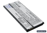 Samsung Galaxy Note Edge Replacement Battery, 3.8V, 2600mAh, Li-ion 1