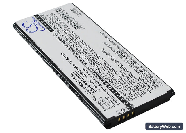 Samsung Galaxy Note Edge Replacement Battery, 3.8V, 2600mAh, Li-ion 1