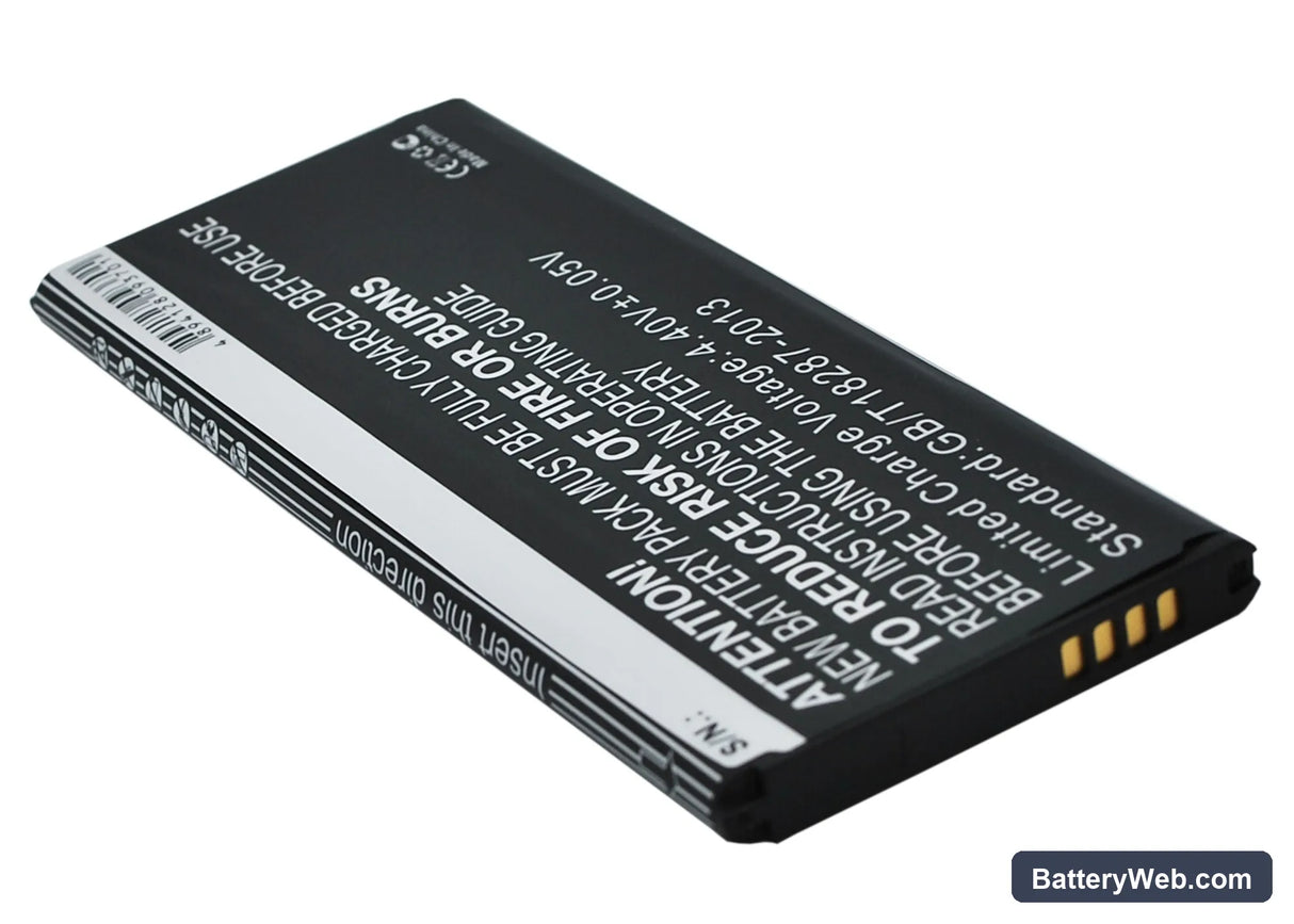 Samsung Galaxy Note 4 Replacement Battery, 3.85V, 2800mAh, Li-ion 3