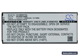 Samsung Galaxy Note 4 Replacement Battery, 3.85V, 2800mAh, Li-ion 5