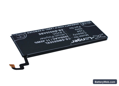 Samsung Galaxy Note 5 Replacement Battery, 3.8V, 3000mAh, Li-Polymer 3