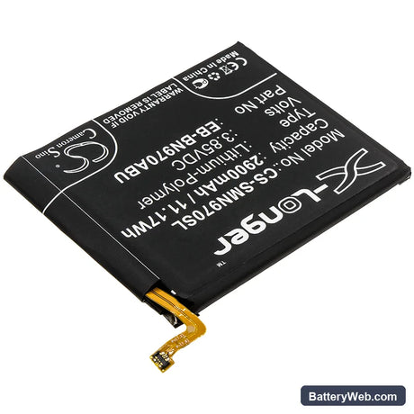 Samsung Galaxy Note 10 Replacement Battery, 3.85V, 2900mAh, Li-Polymer 2