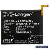 Samsung Galaxy Note 10 Replacement Battery, 3.85V, 2900mAh, Li-Polymer 3